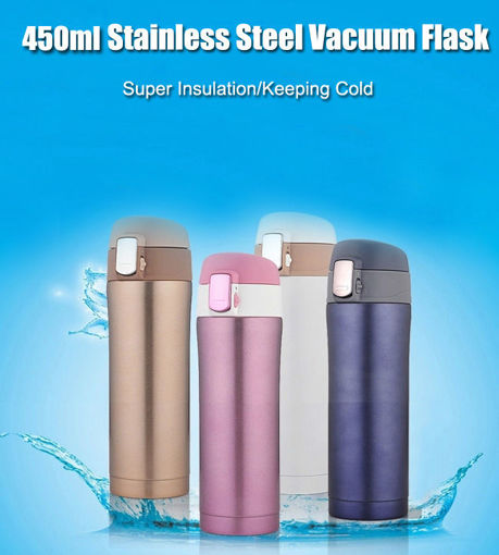 Picture of 450ml Thermos Cup Stainless Steel Bottle Vacuum Flasks Travel Mug