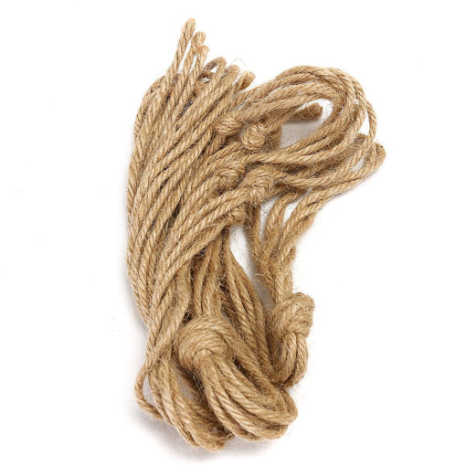Picture of 40 Inch Flower Pot Plant Hanger Macrame Jute Rope Indoor Outdooors Decorative Cord