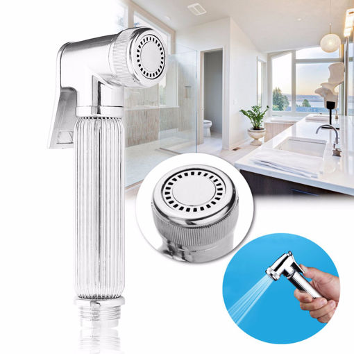 Picture of G1/2 Chrome Multifunction Hand-held Shower Head Toilet Bidet Shattaf Water Spray Wash