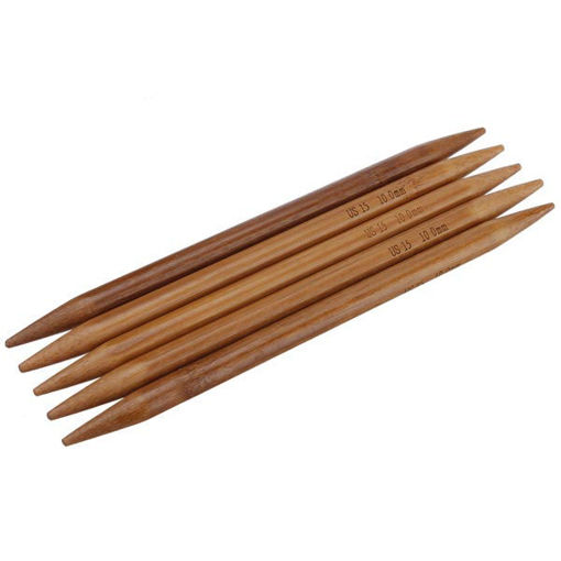 Picture of 15 Sizes Bamboo Handle Carbonized Knitting Needle