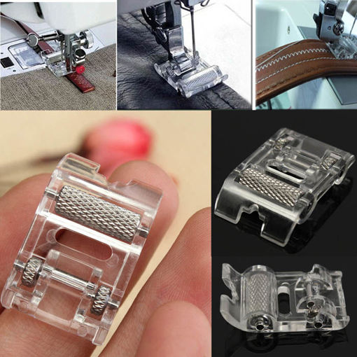 Picture of Leather Roller Presser Foot Replacement For Brother Singer Sewing Machine