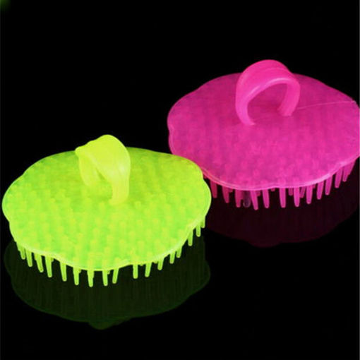 Picture of Soft Hair Wash Brushes Head Scalp Massager Bath Healthy Relax Comb