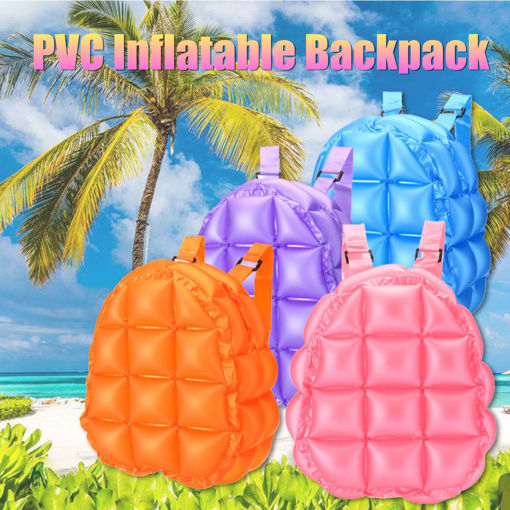 Picture of Inflatable Bubble Blow Up Backpack 90s Retro Rave Festive Bopping Spice Girls Space Bags