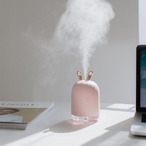Picture of Mini Rabbit Elk Air Humidifier Purifier Aroma Diffuser USB Charging Mist Maker Air Purifier