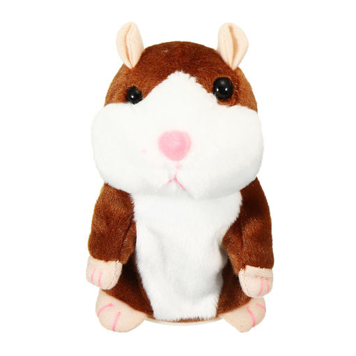 Immagine di 16/18cm Speaking Hamster Plush Toy Children Record Sound Game Battery Powered Toys