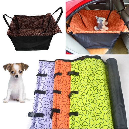 Immagine di Pet Dog Cat Car Rear Back Seat Cover Mat Protector Hammock Car Seat Cushion Waterproof