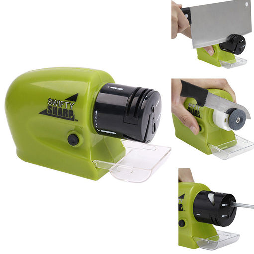 Picture of Handy Electric Knife Sharpener Carbon Steel Multi-functional Precision Battery Powered Sharpening Di
