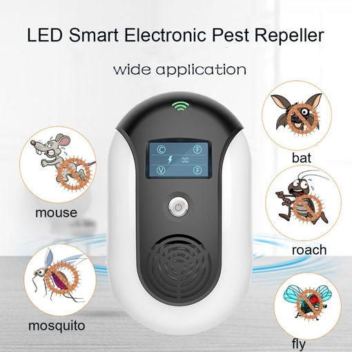 Immagine di Loskii HJS-806 LED Ultrasonic Pest Repeller Multiple Sound Waves Smart Electronic Pests Control