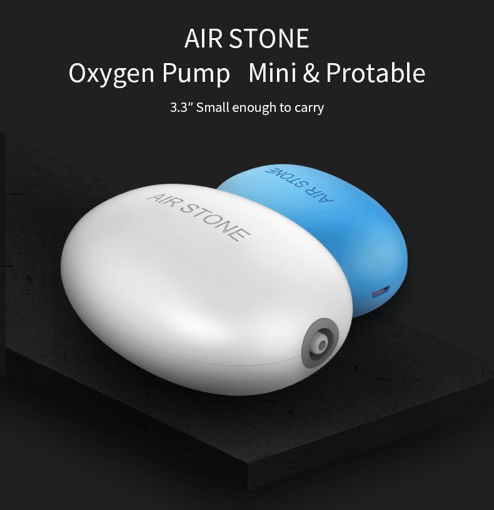 Picture of USB Mini Aquarium Oxygen Pump Efficient Outdoor Fishing Air Stone Ultra Silent Fish Tank Air Pump