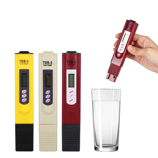 Immagine di Digital LCD Water Quality Testing Pen Purity Filter TDS Meter Tester Portable Temperature