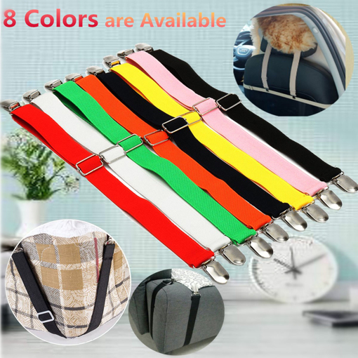 Immagine di Bed Fasteners Sheet Mattress Gripper Cover Blankets Clips Holder Elastic 8-Colors