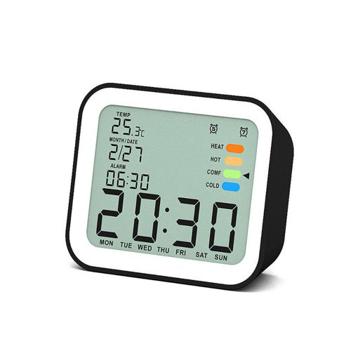 Picture of Loskii DC-005 Multi-Function Rotating Induction Alarm Clock Timer Calendar Function