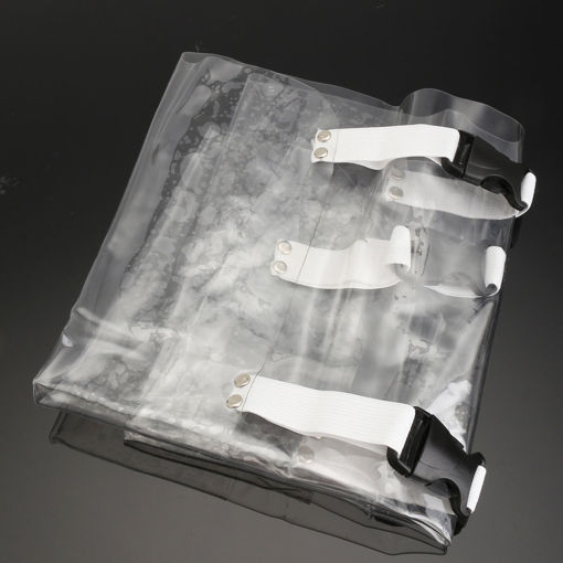 Picture of 40cm PP Clear Dental Chair Dustproof Unit Mat Cushion Foot Cover Pad Plastic Protector